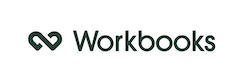 Workbooks crm logo on white background
